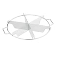 thumbnail image 1 of Cortador de Tartas de Acero Inoxidable de 6 Rebanadas Que Crea Rebanadas de Tarta Uniformes y Hermosas, 1 of 5