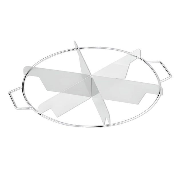 Cortador de Tartas de Acero Inoxidable de 6 Rebanadas Que Crea Rebanadas de Tarta Uniformes y Hermosas