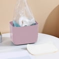 thumbnail image 7 of Small Trash Can with Lid, Mini Trash Can for Bathroom, Office and Bedroom, Small Bathroom Garbage Can with Swing Top, Compact Waste Basket for Desk, Dorm & Home, Pink - Xuniizn, 7 of 7