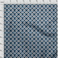 thumbnail image 3 of oneOone Organic Cotton Poplin Twill Fabric Ethnic Geometric Flame Stitch Print Fabric By Yard 42 Inches Wide, 3 of 4
