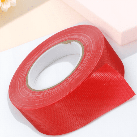 OFFIGAM Red Adhesive Duct Tape Multipurpose Heavy Duty Tape for Repair and Packaging