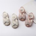 thumbnail image 4 of NOKIO Girls' Block Heel Sandals Toddler Baby Girl Shoes Breathable Shoe Dew Toe Shoe Bag Head Sandals Girl Sandals Baby Soft Shoe Covers Sandals For 0 To 2 Years, 4 of 6
