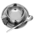 thumbnail image 4 of Taza De Café Duradera Antiescaldadura Con Platillo, Taza De Café, Para Bar Cafe Fugacal Coffee Cups with Spoon, 4 of 8
