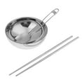 thumbnail image 1 of LOVIVER Insulated Portable Round Stainless Steel Bowl Collapsible with Handbag Outdoors, 1 of 8