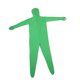 thumbnail image 5 of Traje de cuerpo entero de poliéster elástico para adultos, traje de desaparición para fotografía. verde 150cm, 5 of 9