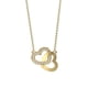 thumbnail image 1 of Collar para Mujer con Cristal Fino Swarovski en forma de Corazon Trenzado– Bañado en Oro 14k- Collar Elegante y Brillante-Collares de Mujer de Moda- Joyería para Mujer de Moda- Regalo especial Ortiz Espinosa Temporada, 1 of 6