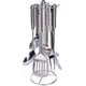 thumbnail image 1 of Juego de utensilios de cocina, juego de utensilios de cocina de 7 piezas, juego de utensilios de cocina de acero inoxidable, apto para lavavajillas, fácil de limpiar, para cocinar, 1 of 5