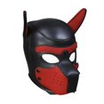 thumbnail image 2 of Máscara del perrito de la cara completa del perro del neopreno, máscara de la capilla del perrito del traje de la novedad, 2 of 4