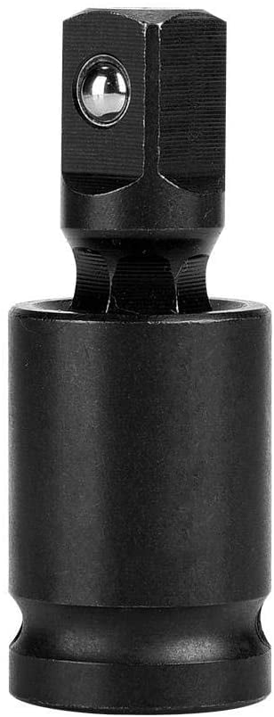 Standard Joint Adapter,Drive Universal Joint Swivel Adapter Air Impact Wobble Socket 1/2inch