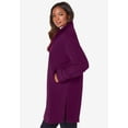 thumbnail image 3 of Roaman's Women's Plus Size Fleece Driving Coat, 3 of 5
