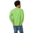 thumbnail image 3 of Hanes Men's and Big Men's Authentic Long Sleeve Tee, up to Size 3XL, 3 of 3