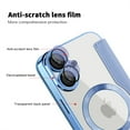 thumbnail image 3 of ChicShell Magnetic Wallet Case for Apple iPhone 16 Plus, RFID Blocking PU Leather Clear Back Cover Compatible with Magsafe Wireless Charging Anti-Scratch Phone Case for iPhone 16 Plus, Blue, 3 of 8