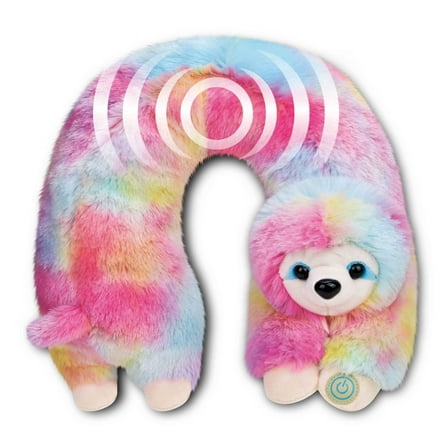 Health Touch Neck Massager Gift, U-Shaped Lightweight – Rainbow Sloth
