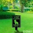 thumbnail image 2 of C-craft Yorkshire Terrier Guard Dog on Duty Yard Sign for Enhanced Security Warning Yard Sign Stake, 2 of 4
