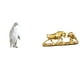 thumbnail image 1 of Escultura de pingüino,Escultura de pingüino para decoración nórdica del hogar,Estatua de escritorio,Figura decorativa de pelea de toros y osos,Colecciones de esculturas de toros,artesanía, 1 of 8