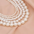 thumbnail image 5 of Cterwk Pearl Round Pearl Necklaces for Women, 8mm White Pearl Necklace Fashion Faux Pearl Choker Necklaces, 5 of 8