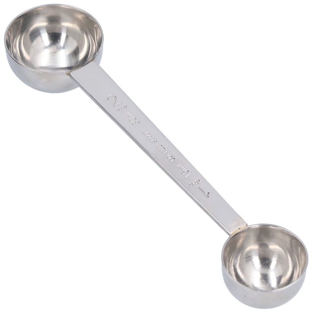 Cuchara medidora de doble cabeza cuchara medidora cucharada cuchara medidora de acero inoxidable cuchara medidora de 15 ml y 30 ml con báscula accesorio de cocina para el ANGGREK Otros