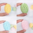 thumbnail image 4 of Decoraciones de Pascua, regalos de Pascua, adornos de Pascua. Juego de 4 huevos de Pascua con textura única de 6 x 8 cm. Para decoración de Pascua. Regalos de Pascua. Huevos de Pascua., 4 of 9
