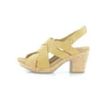 thumbnail image 2 of Cobb Hill Alleah Sling Women's Sandals & Flip Flops Sweet Corn Leather Size 10 M, 2 of 8