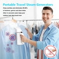thumbnail image 4 of Electrical Tools Steamer For Clothes 700W Powerful Handheld Garment Steamer Portable Travel Steam 150ml Water Tank, 4 of 8