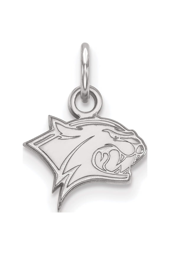 Sterling Silver Rh-Plated Logoart University Of New Hampshire Xs Pendant (15 X 12) Made In United States ss007unh