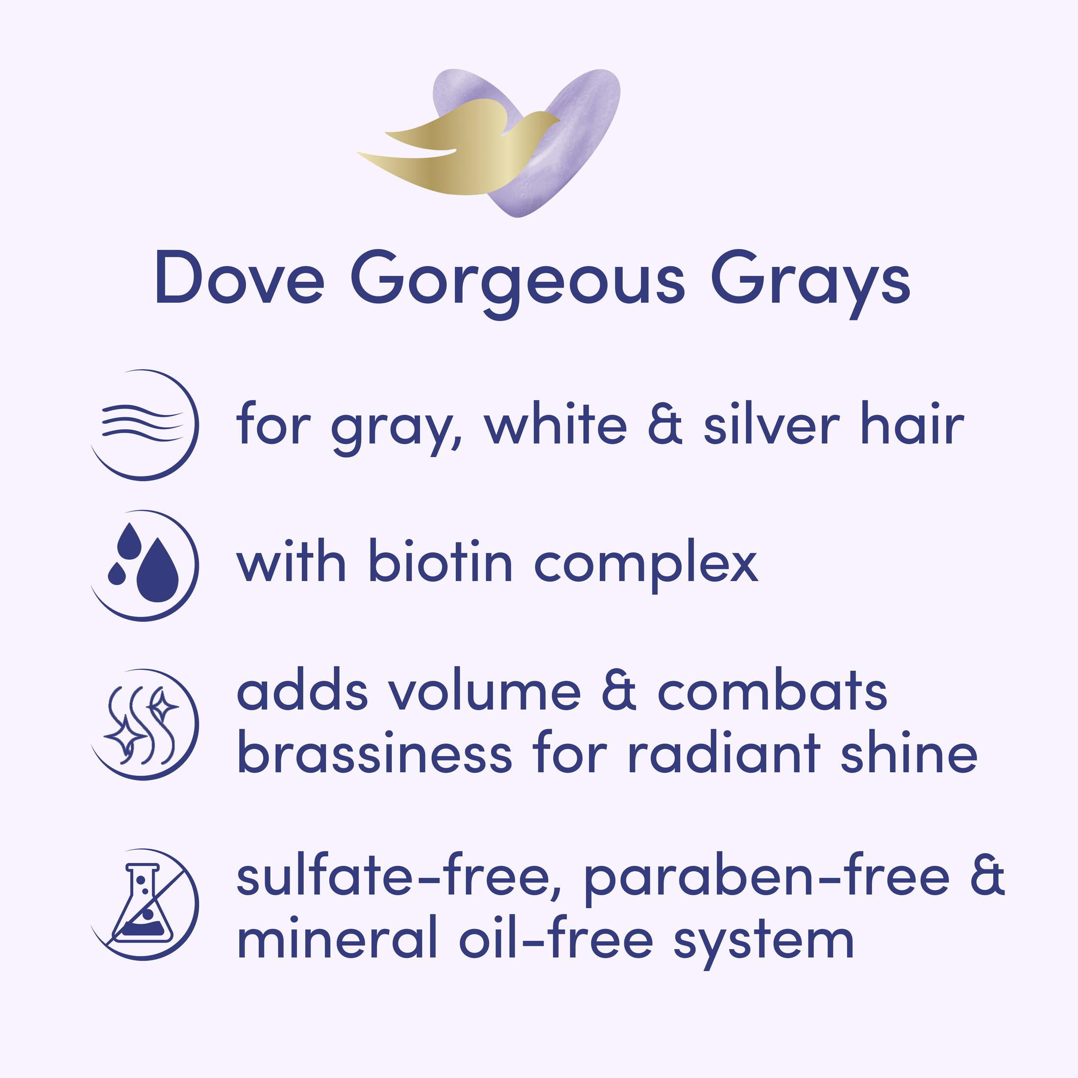 Dove Love Your Silver Ultra Light Leave In Conditioner with Biotin Complex, 13.5 fl oz