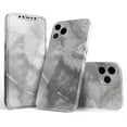thumbnail image 1 of Design Skinz Gray Slate Marble V26 Full Body Skin Decal Wrap Kit Compatible with Apple iPhone 12 (Screen Trim & Back Skin), 1 of 5