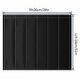 thumbnail image 3 of Fireplace Blanket for Heat Loss Indoor Fireplace Covers Keep Drafts Out Stops Heat Loss Fireplace Draft Stopper for Iron Fireplace Frame Fireplace Screen Home Black, 51x39", 3 of 5