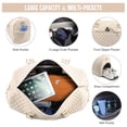 thumbnail image 2 of Bolsa De Ejercicios Bolsa de fitness Bolsas de gimnasio portátiles Compartimento para zapatos Impermeable para Hombres Mujeres Beige Ndcxsfigh Para Estrenar, 2 of 4