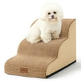 thumbnail image 1 of PetSafe Curved Dog Stairs – Foam Ramp for Small Pets, Non-Slip Ladder for Bed & Sofa with Waterproof Cover, 1 of 5