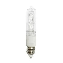 (1)-Bulb 100 Watt JD E11 100W Mini-Candelabra T4 120V Light Bulb, CLEAR, 100 Watts