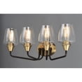 thumbnail image 4 of 26123CLBZAB Maxim Lighting Goblet-4 Light Bath Vanity-26.25 Inches wide by 9.5 inches high-Bronze/Antique Brass Finish, 4 of 5