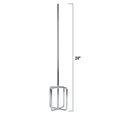 thumbnail image 3 of Paleta mezcladora QEP 61205 profesional de acero cromado de 60 cm, 3 of 3