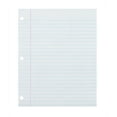 thumbnail image 3 of Ecology White Filler Paper, 3-Hole Punched, 3/8" Ruled, 8" x 10.5", 150 Sheets, 3 of 4