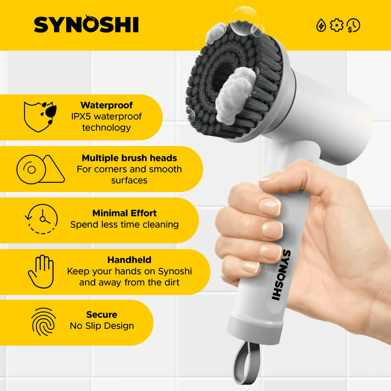 Clean Faster and Smarter with Synoshi Spin Power Scrubber - Demo