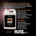 thumbnail image 7 of Flitz Brass and Copper Tarnish Remover, Powerful Organic Formula That Safely Removes Rust, Stains and Oxidation and Cleans Brick, Glass, Aluminum and More, Made in the USA, Gallon - 3 Pack, 7 of 7