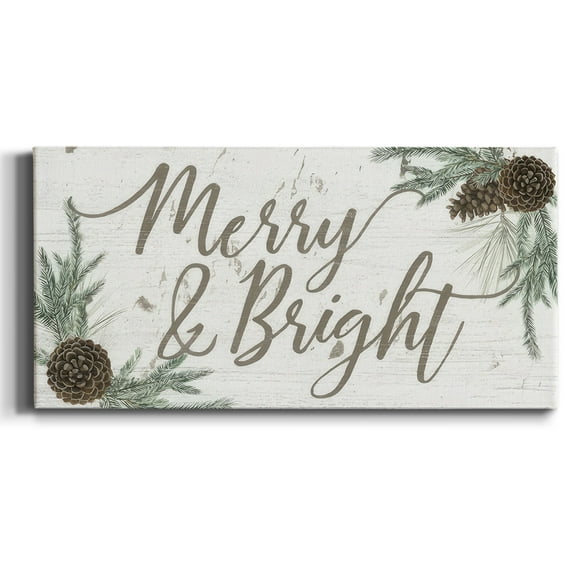 Wreath Sentiments I- Gallery Wrapped Canvas