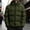 Green, variant on Men Padded Jacket, Men's Solid Color Hooded Jacket Padded Jacket Fashion Padded Jacket Men's Warm Padded Jacket, Windproof and Wear-Resistant for Spring, Fall, and Winter Seasons