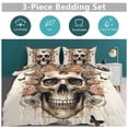 thumbnail image 6 of Gothic Skull Lover Bedding Sets Twin Duvet Cover 3 Piece Cute Bed Set for Boys Girls Kid, 6 of 6