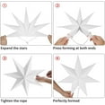 thumbnail image 2 of Folding Star Christmas, Folding Stars 5 Pieces, Diameter 30cm, Star Paper for Window Decoration, Advent, Christmas Tree, 2 of 7