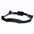 thumbnail image 2 of Funny Compliance Officer Gifts from Friends - 'Best Compliance Officer Ever' Rope Bracelet for Graduation, 2 of 4