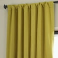 thumbnail image 6 of HPD Half Price Drapes Graphic Gold Faux Linen Room Darkening Curtains for Bedroom & Living Room Curtains (1 Panel), Door & Window Curtains 96 inches long, Rod Pocket Curtains & drapes, 50W X 96L, 6 of 13