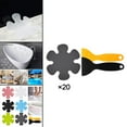 thumbnail image 4 of 20 pegatinas antideslizantes para la ducha con cinta adhesiva resistente. gris, 4 of 9