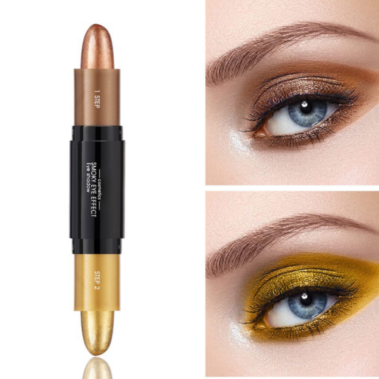 Mortilo Double Ended Eyeshadow Stick Profile Stick Highlight Stick Waterproof Eyeshadow Pen