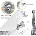 thumbnail image 2 of Eiffel Tower Dish Drying Mat, Absorbent Microfiber Pad Protector For Kitchen Counter Top Mat Dish Drainboard 18x24in Home Decor, 2 of 7