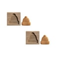 thumbnail image 1 of Oleegame 2PC Cookie Mold DIY Baking Moulds Wooden Cookie Cookie Moulds Embossing Craft Decorative Baking Tools For Christmas Thanksgiving Christmas Kitchen, 1 of 5