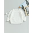 thumbnail image 2 of Bagilaanoe Newborn Baby Girl Boy Knitted Sweater Long Sleeve Pullover 3M 6M 9M 12M 18M 24M Infant Warm Jumpers Tops Fall Loose Knitwear, 2 of 9