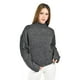 thumbnail image 4 of Sueter de cuello alto Roman Fashion /Juvenil, 12698 (Gris obscuro) gris oscuro M, 4 of 5
