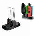 thumbnail image 1 of r4p DOBE TNS-879 Colorful LED Charging Station Holder with Cable z2J for Nintendo Switch Joy-con Pro, 1 of 5