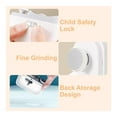 thumbnail image 6 of Electric Nail Clippers for Seniors Nail Trimmer, 3 in 1 Automatic Electric Nail Clipper with Polishing, USB Rechargeable 2 Speed Electric Nail Trimmer for Senior Adults Students Baby (White), 6 of 7